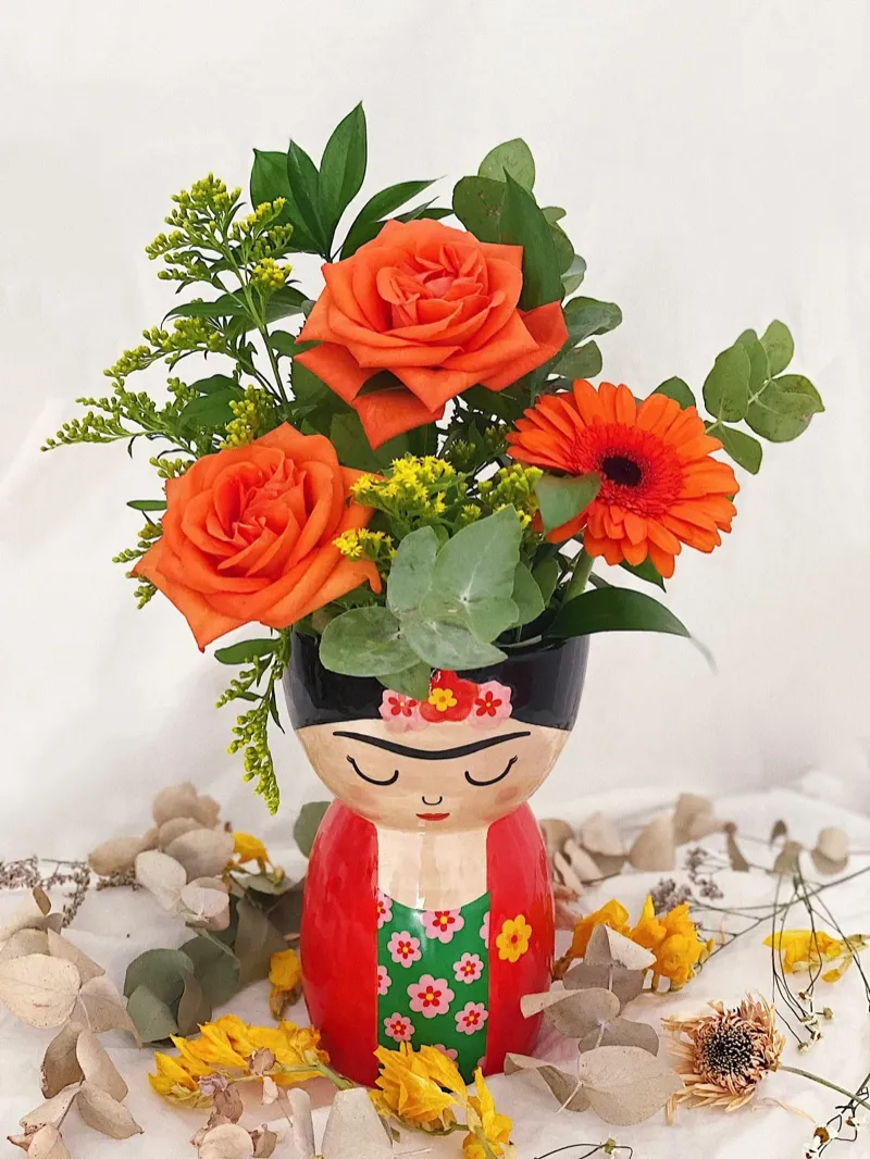 Jarrón Frida Kahlo para Gnomo